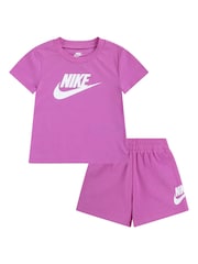 Розовый - Nike футболка и шорты для малышей - Изображение 2 из 6
