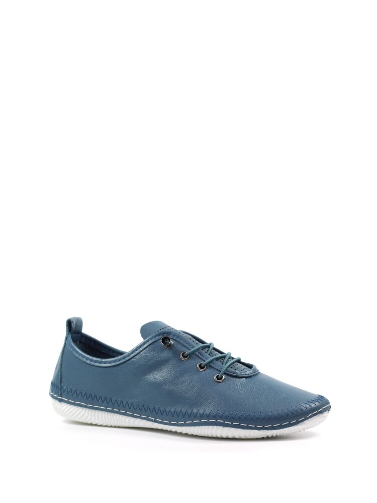 Lunar Blue Abbie Lea Plimsoll Shoes - Image 1 of 8