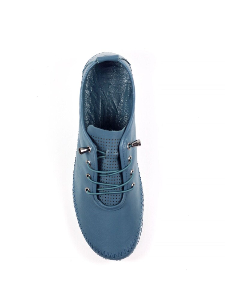 Lunar Blue Abbie Lea Plimsoll Shoes - Image 7 of 8