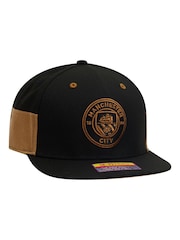 Puma Black Puma Unisex Manchester City Truitt Snapback Cap - Image 1 of 5