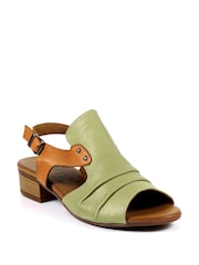 Lunar Lazy Dogz Jaden Green Lea. Sandals - Image 2 of 6