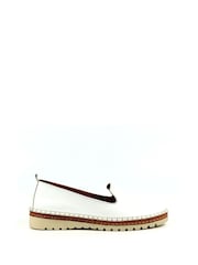 أبيض - Lunar Kenley Leather Shoes - صورة 1 من 6