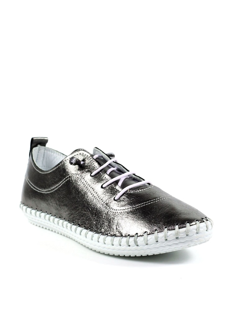 srebrna (barva); srebro modrosiva - Lunar St. Ives Plimsoll, čevlji - Slika 2 iz 7 srebrna (barva); srebro modrosiva - Lunar St. Ives Plimsoll, čevlji - Slika 2 iz 7