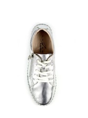 Lunar Aria Silver Lea. Trainers - Image 4 of 6