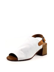 Lunar Lazy Dogz Jenkins White Lea. Sandals - Image 3 of 6