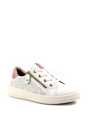 Lunar Williams White Trainers - Image 2 of 5