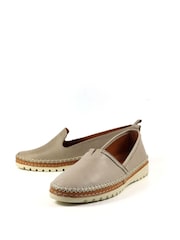 بني - Lunar Kenley Leather Shoes - صورة 4 من 6