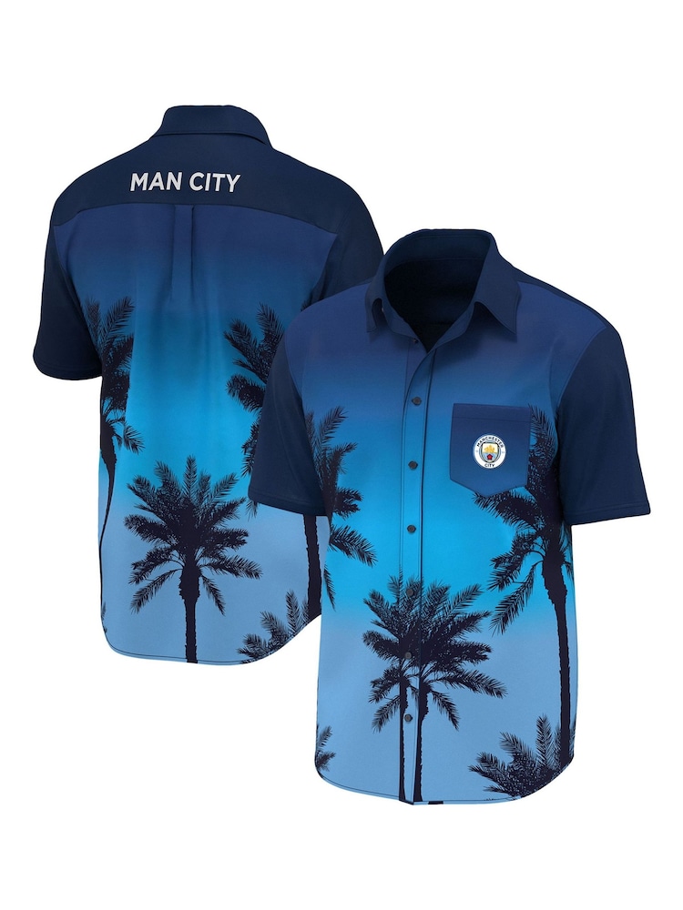 Fanatics Manchester City Hawaiian Shirt - Image 1 of 3