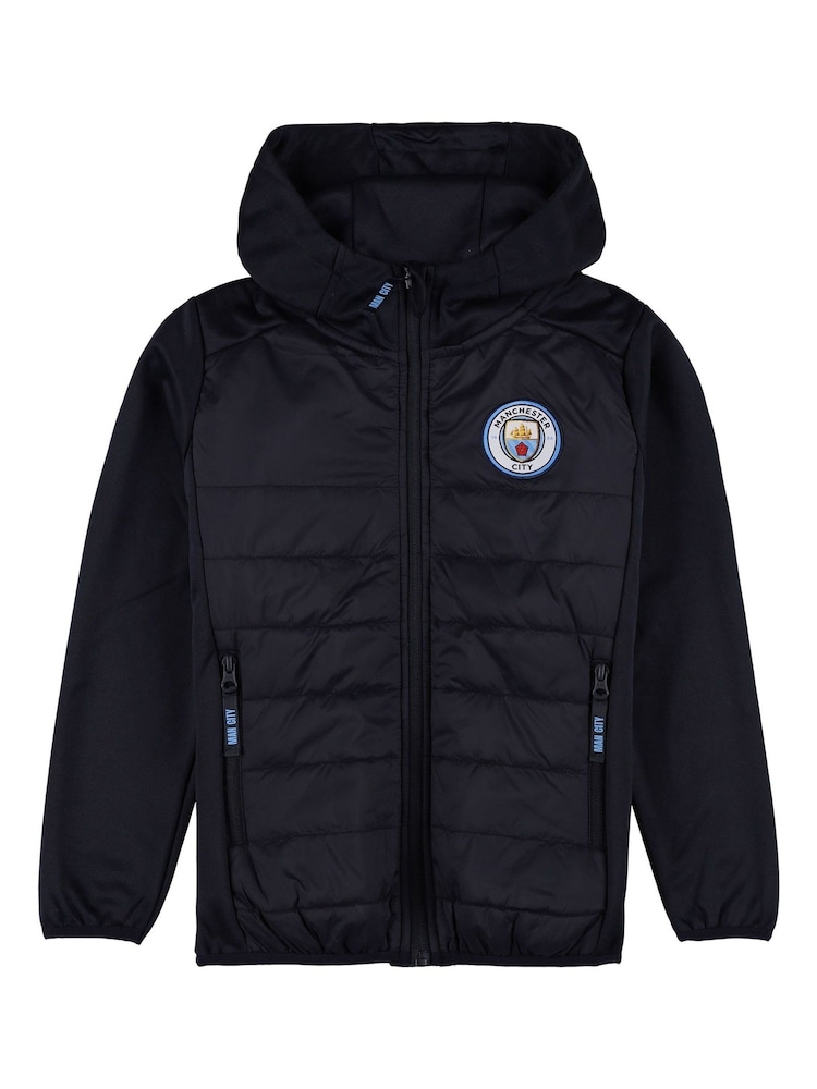 Fanatics Manchester City Hybrid Jacket - Image 1 of 1 Fanatics Manchester City Hybrid Jacket - Image 1 of 1