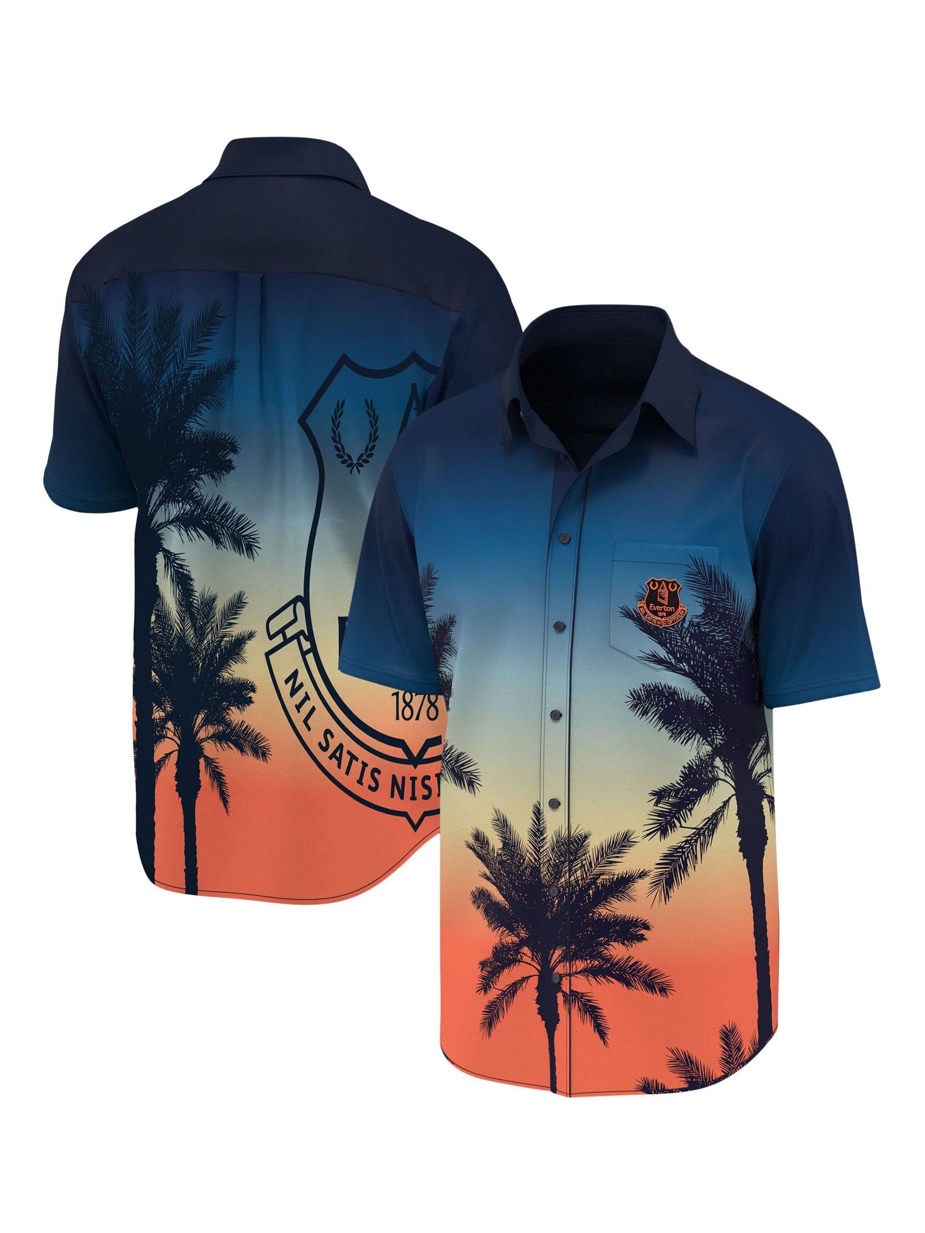 Buy Fanatics Blue Everton Hawaiian Shirt Boys from Next Hungary