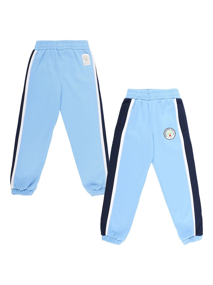 adidas Blue Manchester City 1992 Archive Joggers - Image 1 of 3