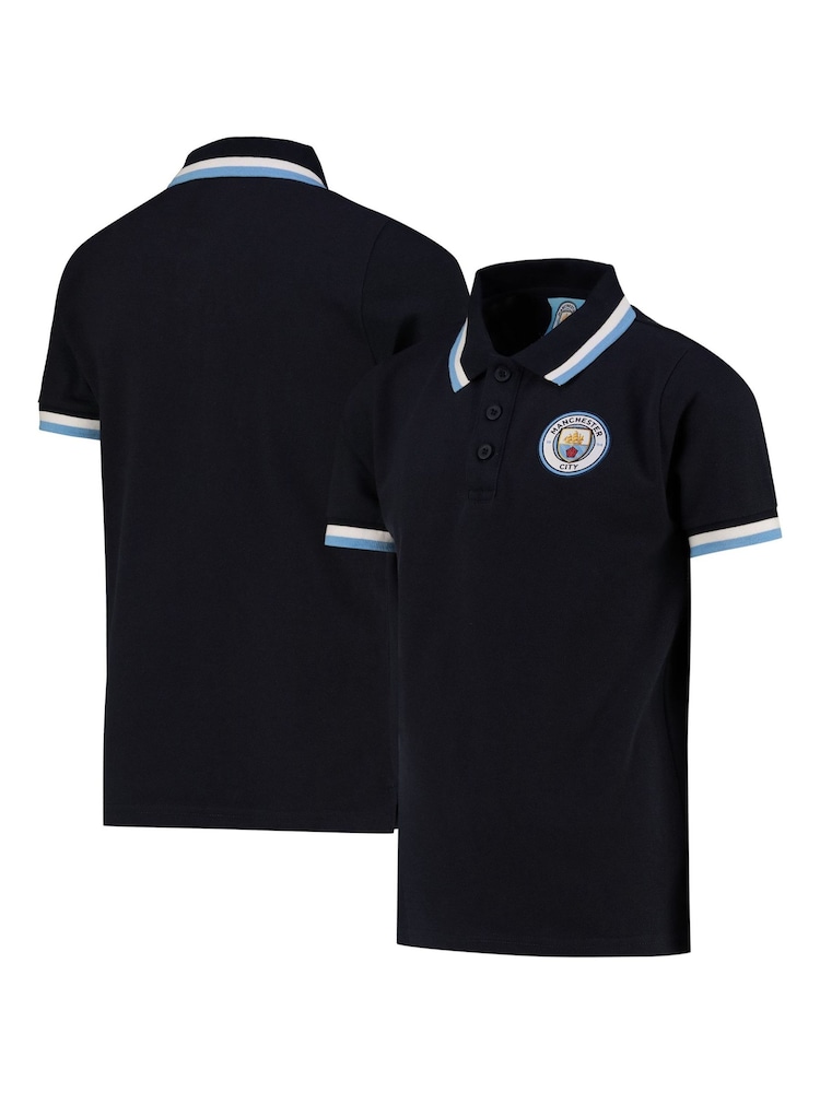 Fanatics Manchester City Tipped Polo Shirt - Image 1 of 3