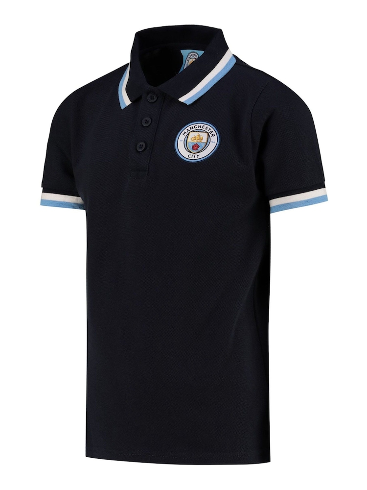 Fanatics Manchester City Tipped Polo Shirt - Image 2 of 3
