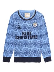 Fanatics Manchester City Retro Christmas Jumper - Image 1 of 1