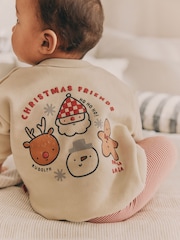 neutre - Ensemble Noël Bébé Sweatshirt et Leggings (0mths-2yrs) - Image 2 de 17