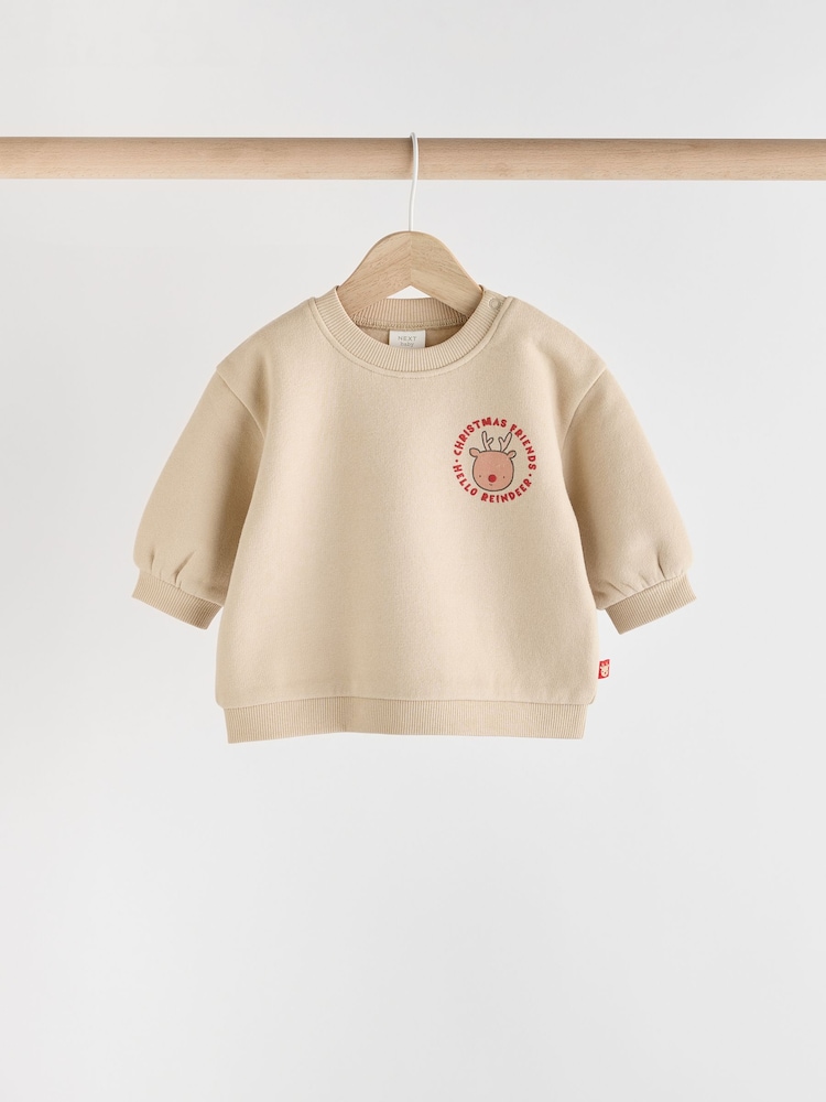 neutre - Ensemble Noël Bébé Sweatshirt et Leggings (0mths-2yrs) - Image 8 of 17