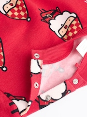 Red Santa Baby Christmas Cosy Sweatshirt and Joggers Set (0mths-2yrs) - Image 14 of 15