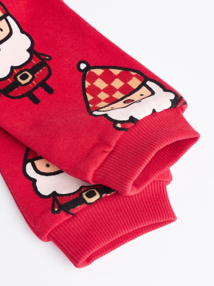 Red Santa Baby Christmas Cosy Sweatshirt and Joggers Set (0mths-2yrs) - Image 15 of 15