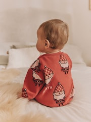 Red Santa Baby Christmas Cosy Sweatshirt and Joggers Set (0mths-2yrs) - Image 3 of 15