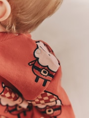 Red Santa Baby Christmas Cosy Sweatshirt and Joggers Set (0mths-2yrs) - Image 5 of 15