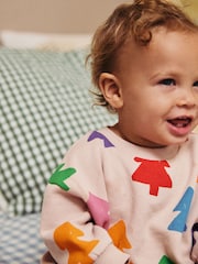 ألوان زاهية برسمة أشجار - Baby Christmas Cosy Sweatshirt and Joggers Set (0mths-2yrs) - صورة 5 من 15