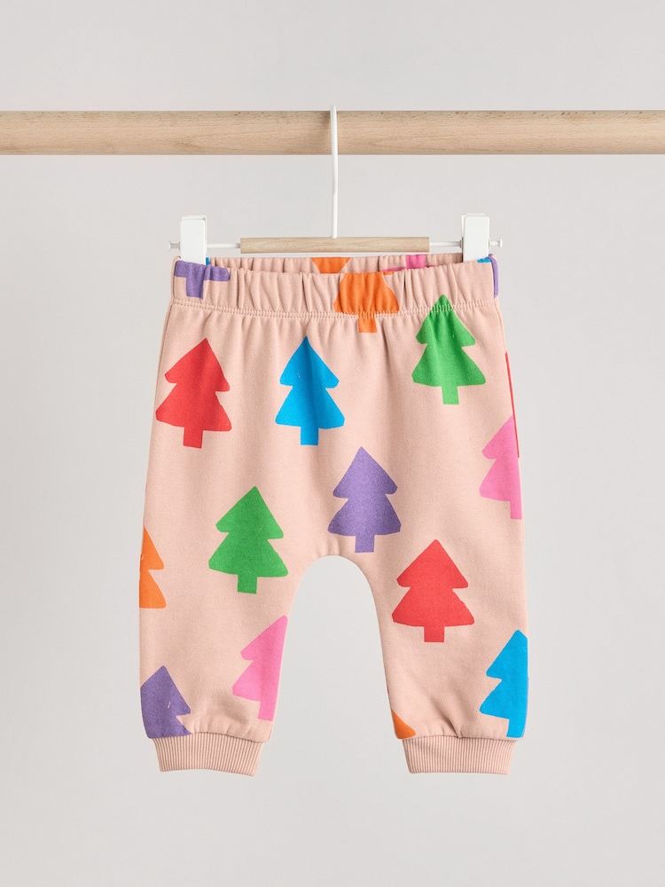 Arborele strălucitor - Set Bebeluș Crăciun Cozy Hanorac și Joggers (0luni-2ani) - Image 7 of 15