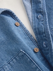 Denim azul - Baby 100% Cotton Jacket and Trousers Set (0mths-2yrs) - Imagen 10 de 14