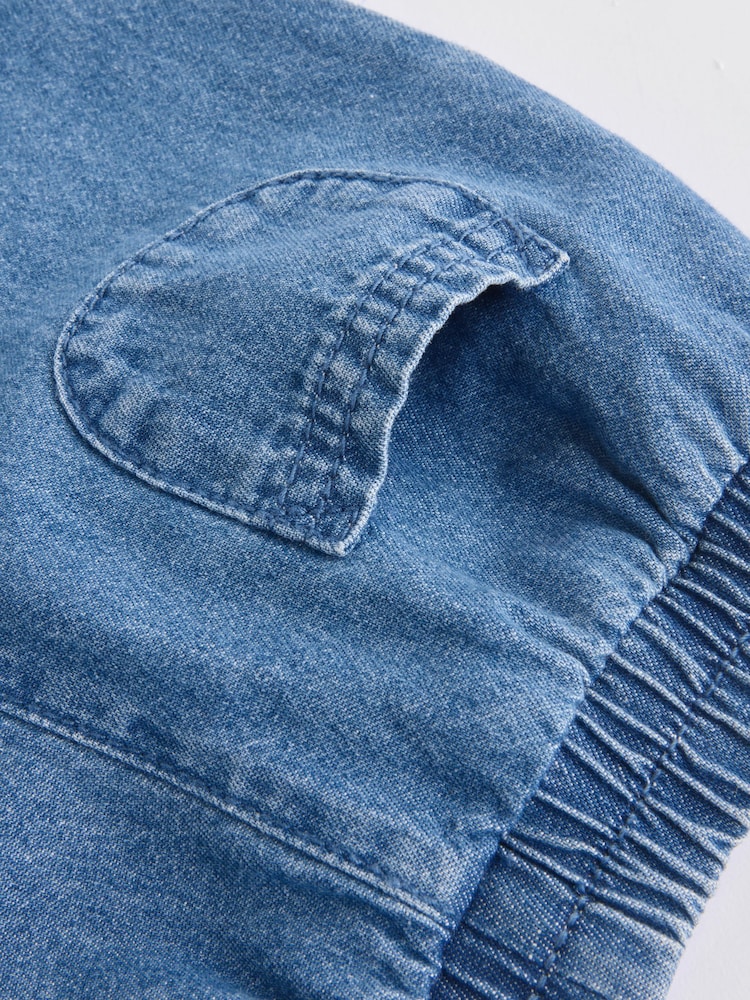 Denim azul - Baby 100% Cotton Jacket and Trousers Set (0mths-2yrs) - Imagen 14 de 14
