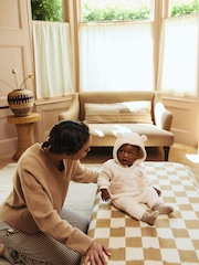 White Bear Cosy Borg Hooded Top and Joggers Set (0mths-2yrs) - Image 2 of 15