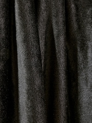 Black Plush Fleece Throw - Image 4 of 4