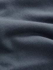 Washed Blue Lounge 100% Cotton Bomber Jacket - Image 9 of 9