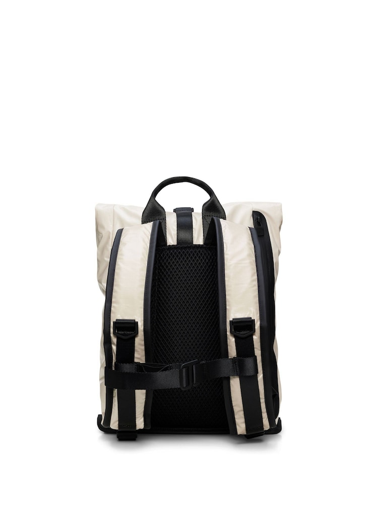 Rains Natural Sibu Rolltop-Rucksack, Mini-Tasche - Bild 2 von 3