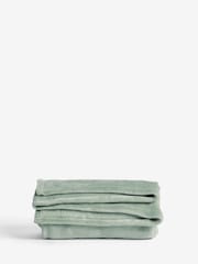 Sage Green Plush Fleece Throw - Image 8 of 8