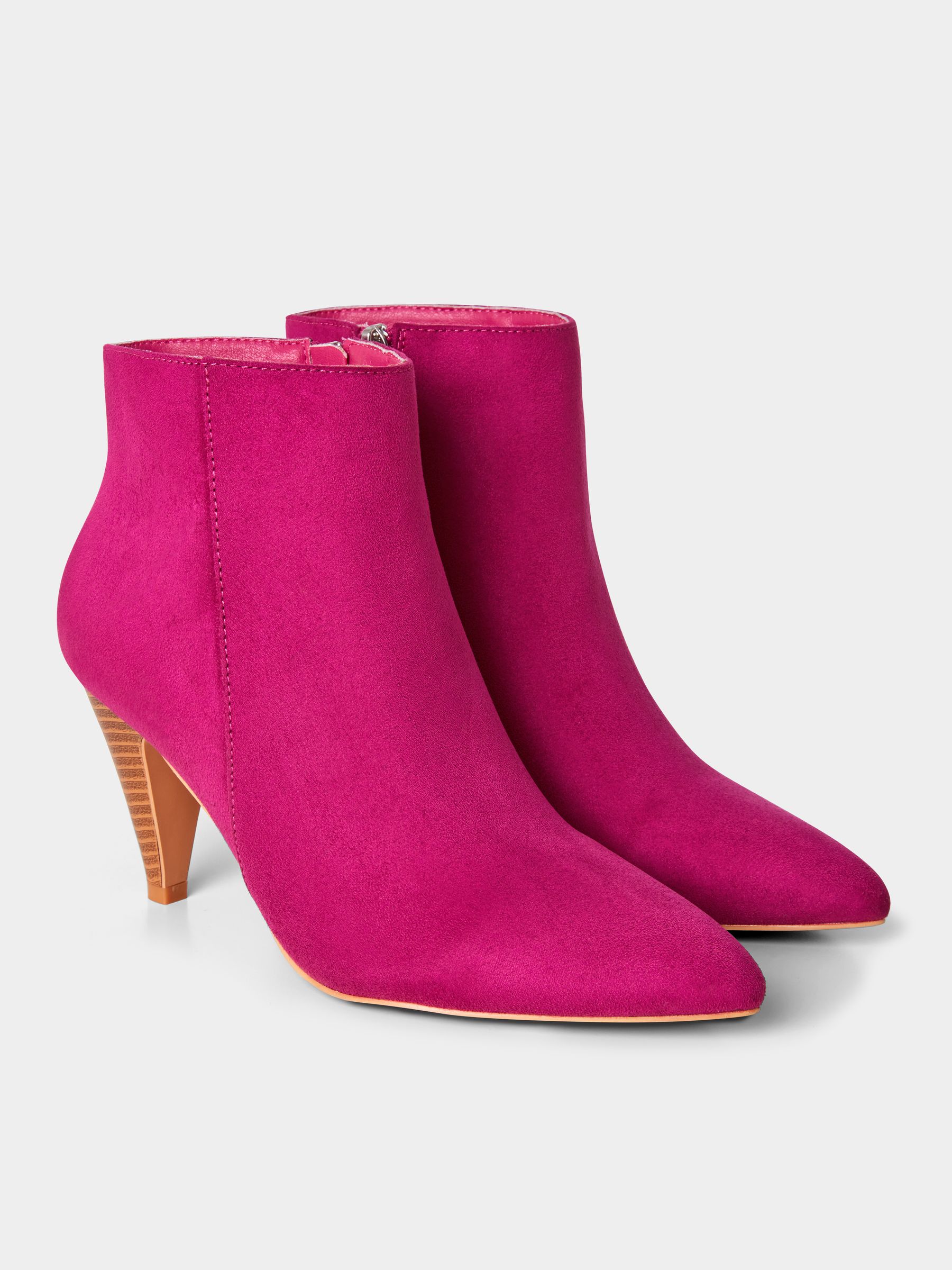 Pink suede ankle boots store