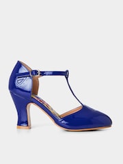 Joe Browns Vintage Lack-Absatzschuhe mit T-Steg - Bild 2 von 5