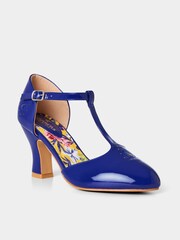 Joe Browns Vintage Lack-Absatzschuhe mit T-Steg - Bild 3 von 5