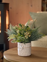 Green Artificial Winter Arrangement - Image 1 of 4