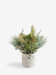 Green Artificial Winter Arrangement - Image 3 of 4