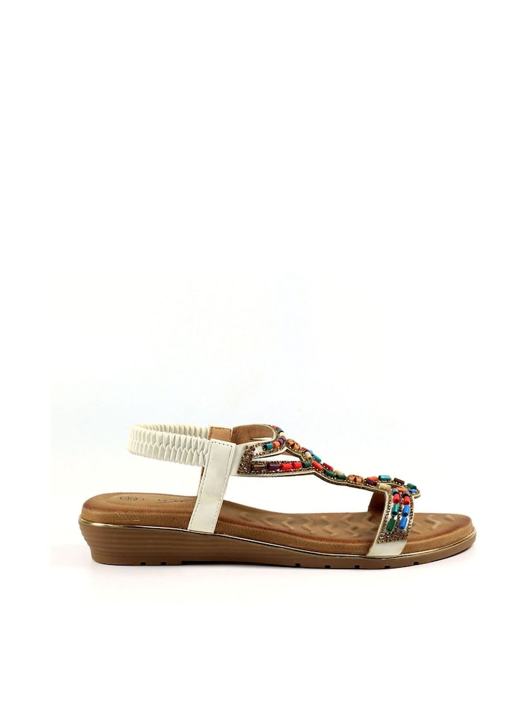 Lunar Maxine Beaded Sandals - Image 1 of 3
