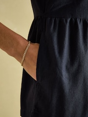 Joules Ophelia Navy Sleeveless Tiered Dress - Image 4 of 6