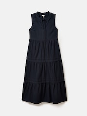 Joules Ophelia Navy Sleeveless Tiered Dress - Image 6 of 6
