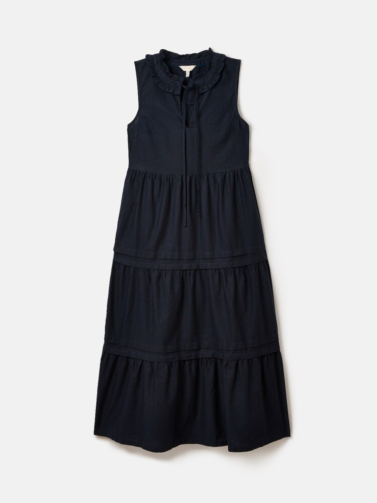 Joules Ophelia Navy Sleeveless Tiered Dress - Image 6 of 6