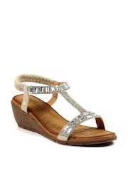Lunar Macie Wedge Sandals - Image 3 of 6