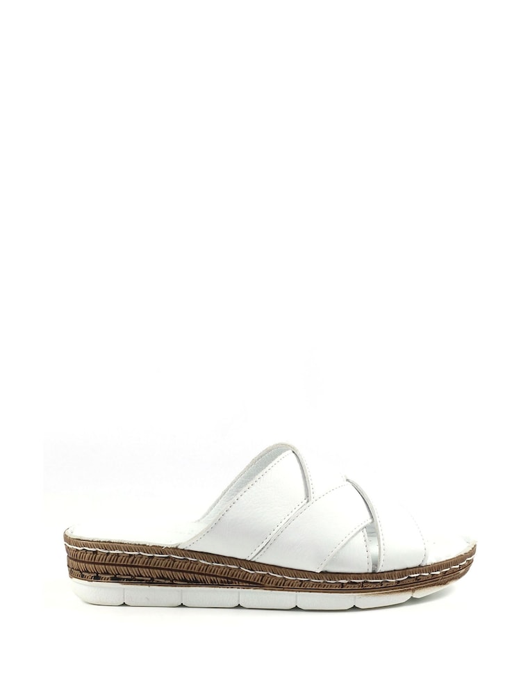 Blanco - Sandalias de cuero Gwen de Lunar - Imagen 1 de 6 Blanco - Sandalias de cuero Gwen de Lunar - Imagen 1 de 6