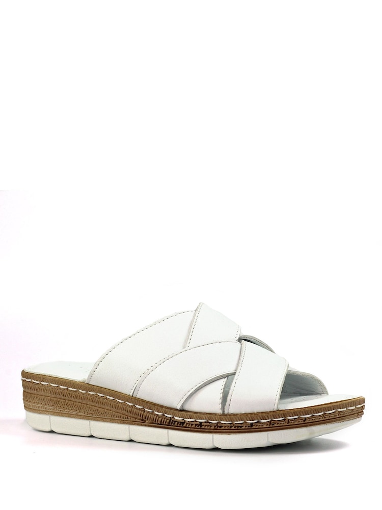 Blanco - Sandalias de cuero Gwen de Lunar - Imagen 2 de 6 Blanco - Sandalias de cuero Gwen de Lunar - Imagen 2 de 6