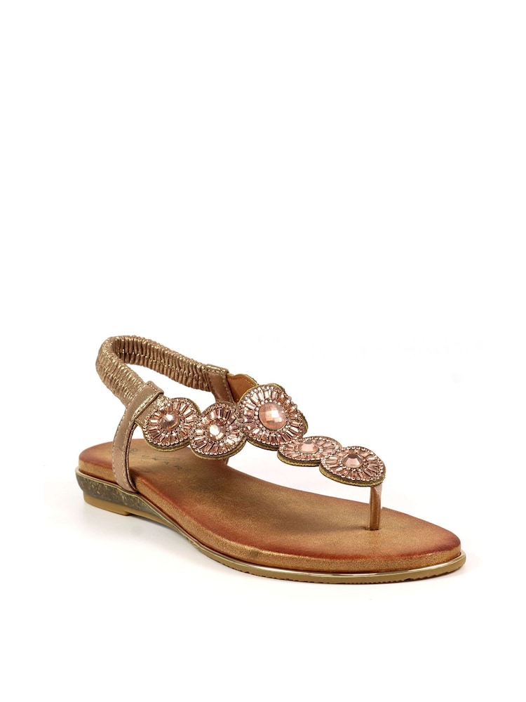 Lunar Gold Bora Rose Sandals - Image 1 of 6