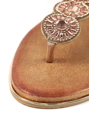 Lunar Gold Bora Rose Sandals - Image 6 of 6