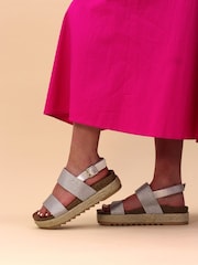 Silber - Lunar Lloyd Chunky Sandalen - Bild 1 von 2