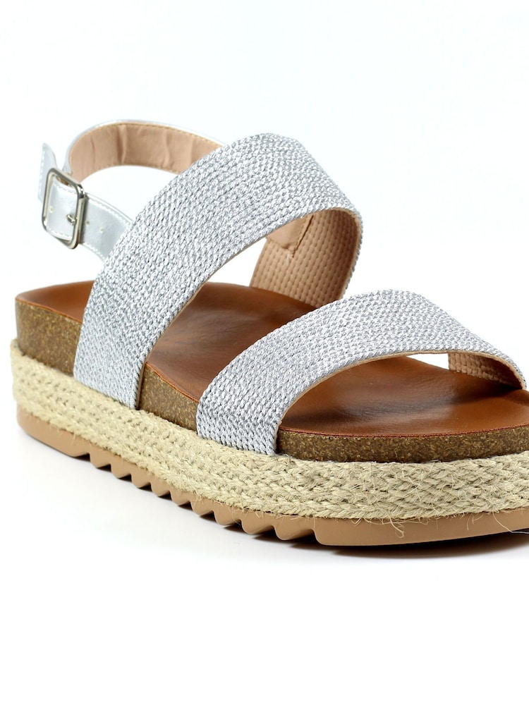 Silber - Lunar Lloyd Chunky Sandalen - Bild 2 von 2
