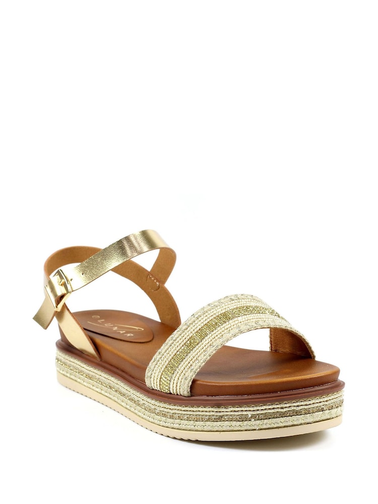 Gold - Lunar Frazer Platform Sandals - Bild 2 von 5 Gold - Lunar Frazer Platform Sandals - Bild 2 von 5